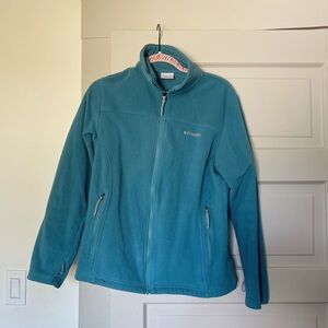 Columbia Teal Fleece Jacket